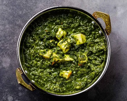 Palak paneer (spinach) (GF, DFO)